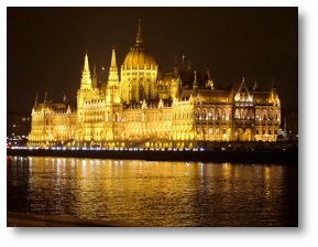 Photo of the Hungarian Parliament at Night