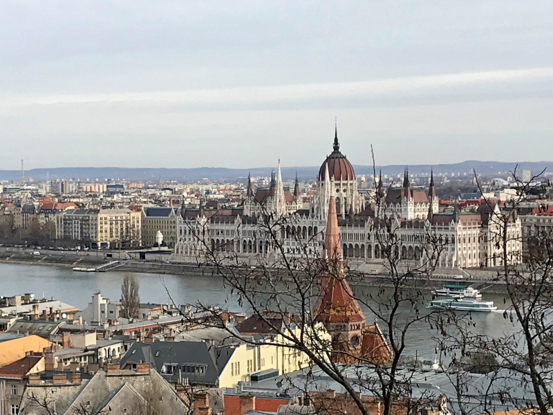 Photo of the Parliament from Buda Castle