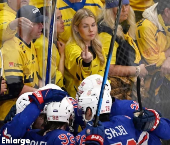 Photo of Unhappy Swedish Fan After USA Goal